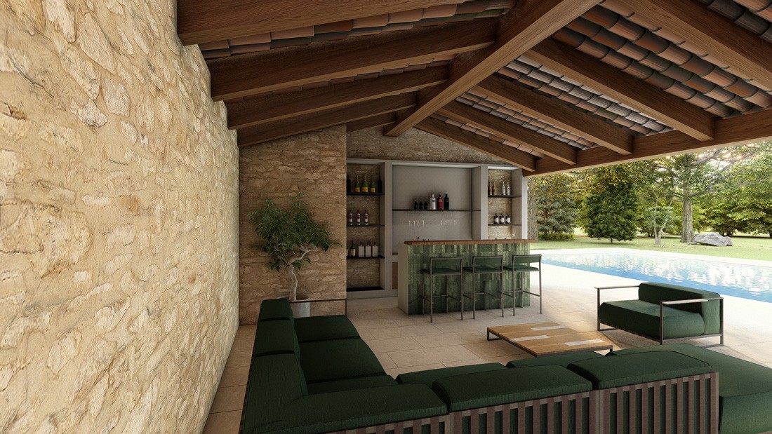 Aménagement Pool House