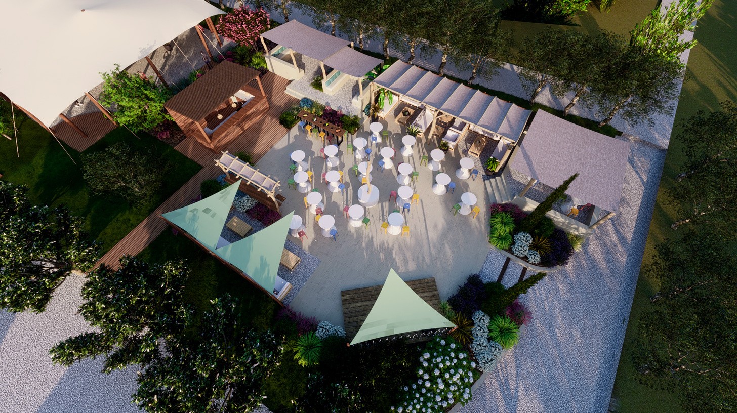 Aménagement extérieur domaine viticole