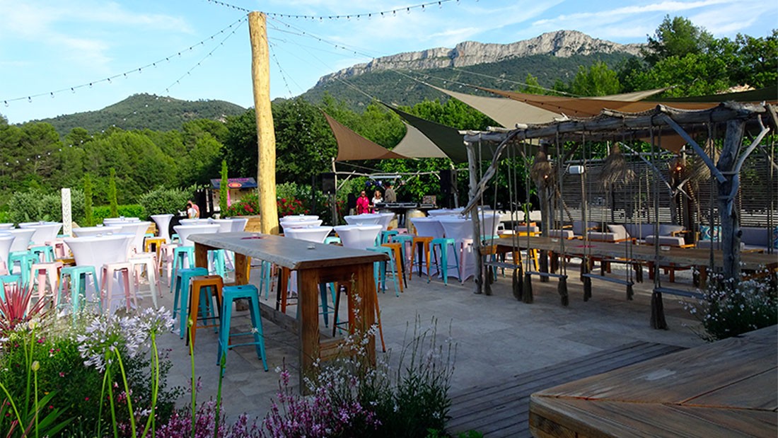 Aménagement extérieur domaine viticole