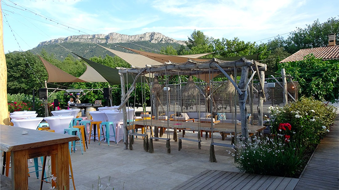 Aménagement extérieur domaine viticole